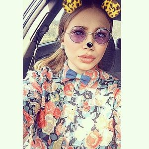 H&M floral button up